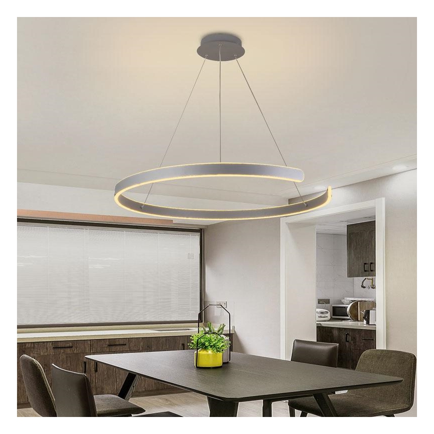 Suspension filaire à intensité variable LED/100W/230V 3000-6500K + télécommande