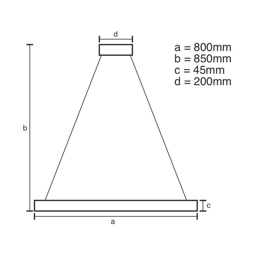 Suspension filaire à intensité variable LED/100W/230V 3000-6500K + télécommande