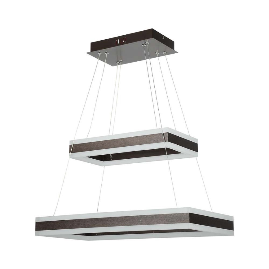 Suspension filaire à intensité variable LED/113W/230V 3000K marron