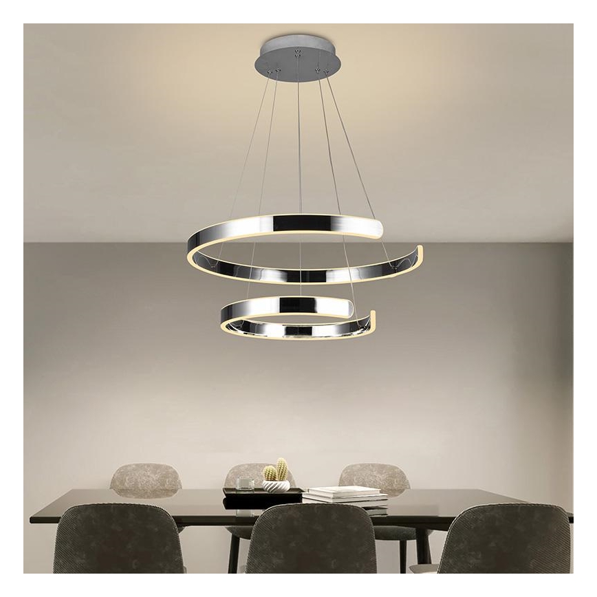 Suspension filaire à intensité variable LED/120W/230V 3000-6500K + télécommande