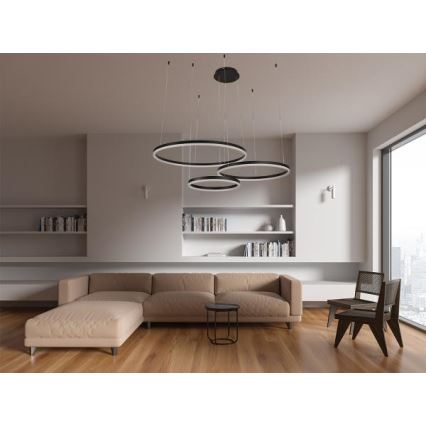 Suspension filaire à intensité variable LED/125W/230V 3000-6500K + Télécommande