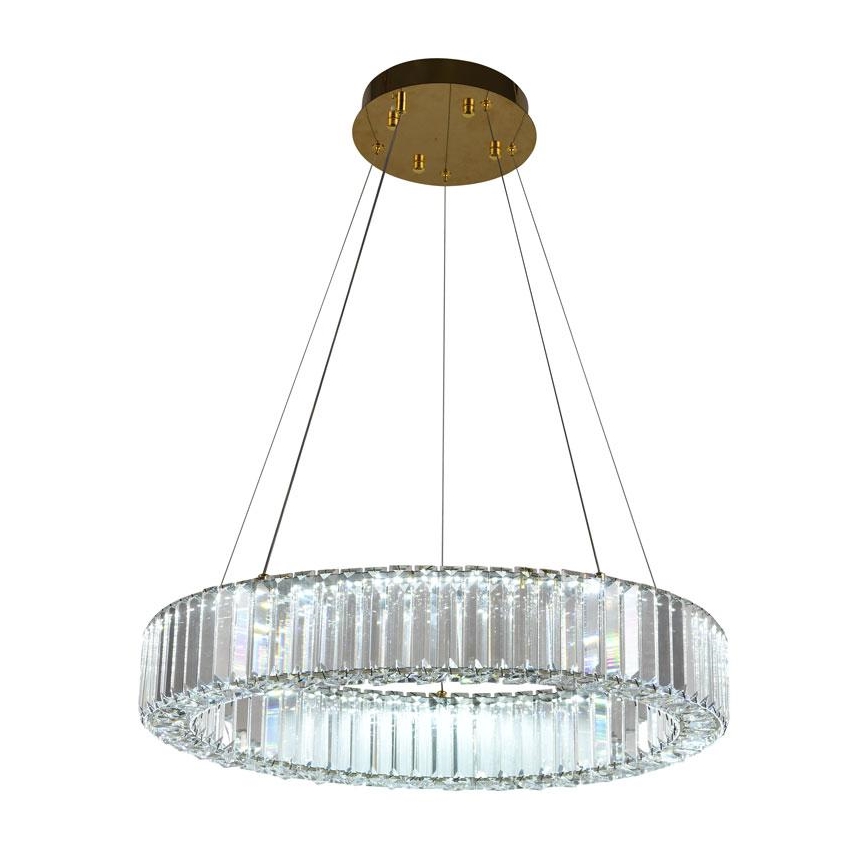 Suspension filaire à intensité variable LED/40W/230V 3000-6500K chrome/doré + Télécommande