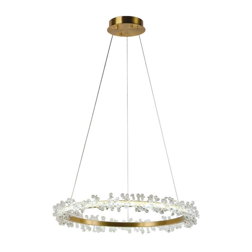 Suspension filaire à intensité variable LED/40W/230V 3000-6500K doré + télécommande