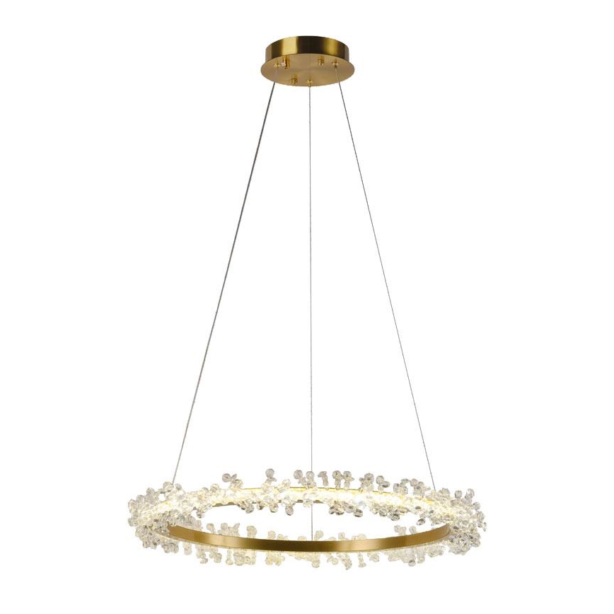 Suspension filaire à intensité variable LED/40W/230V 3000-6500K doré + télécommande