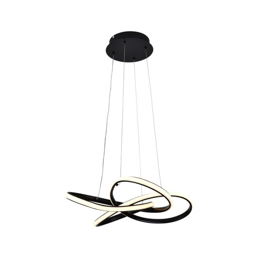Suspension filaire à intensité variable LED/40W/230V 3000-6500K noir + télécommande