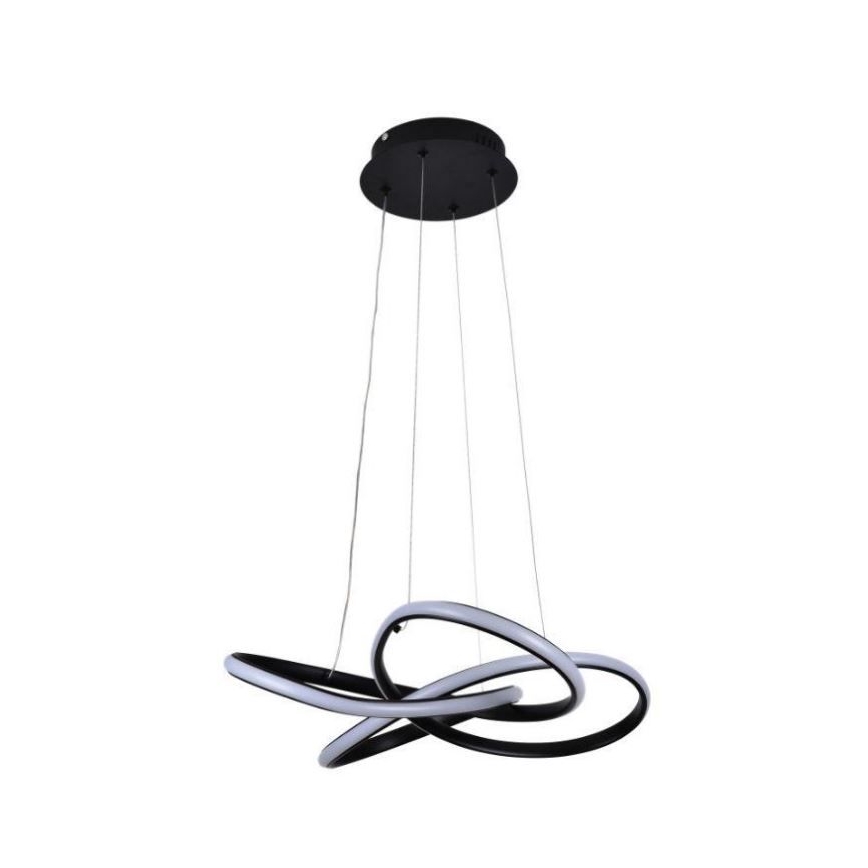 Suspension filaire à intensité variable LED/40W/230V 3000-6500K noir + télécommande