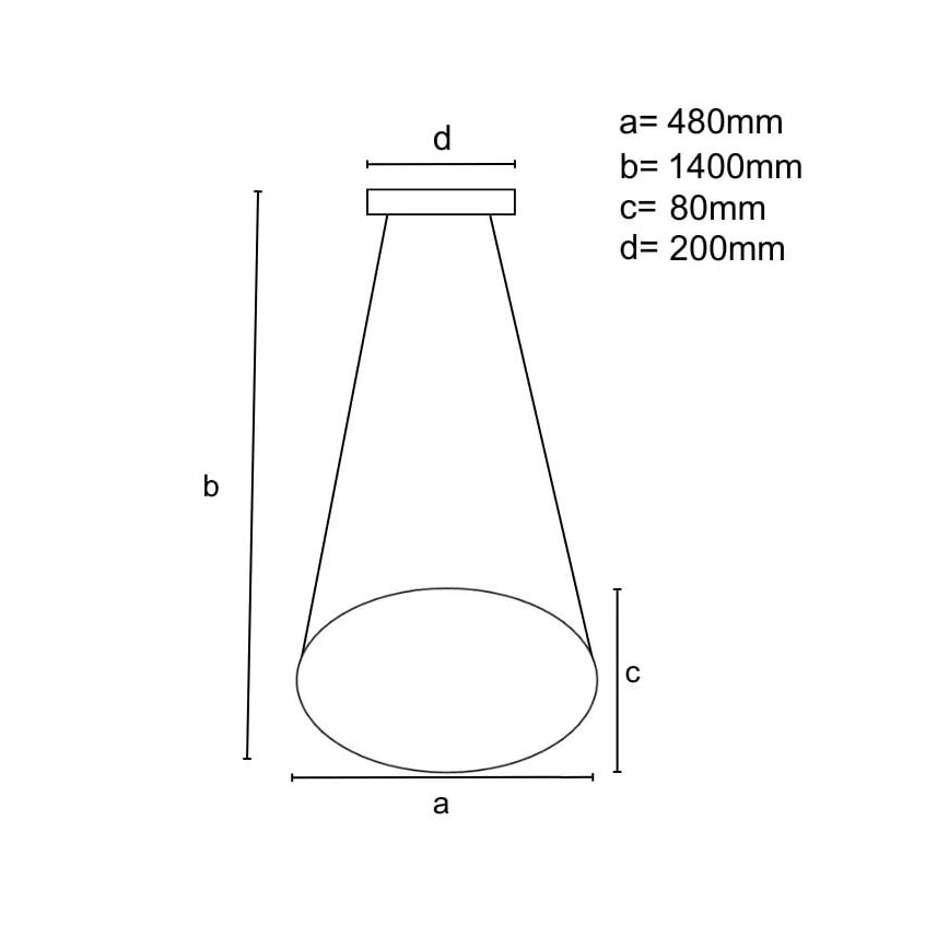 Suspension filaire à intensité variable LED/40W/230V 3000-6500K noir + télécommande