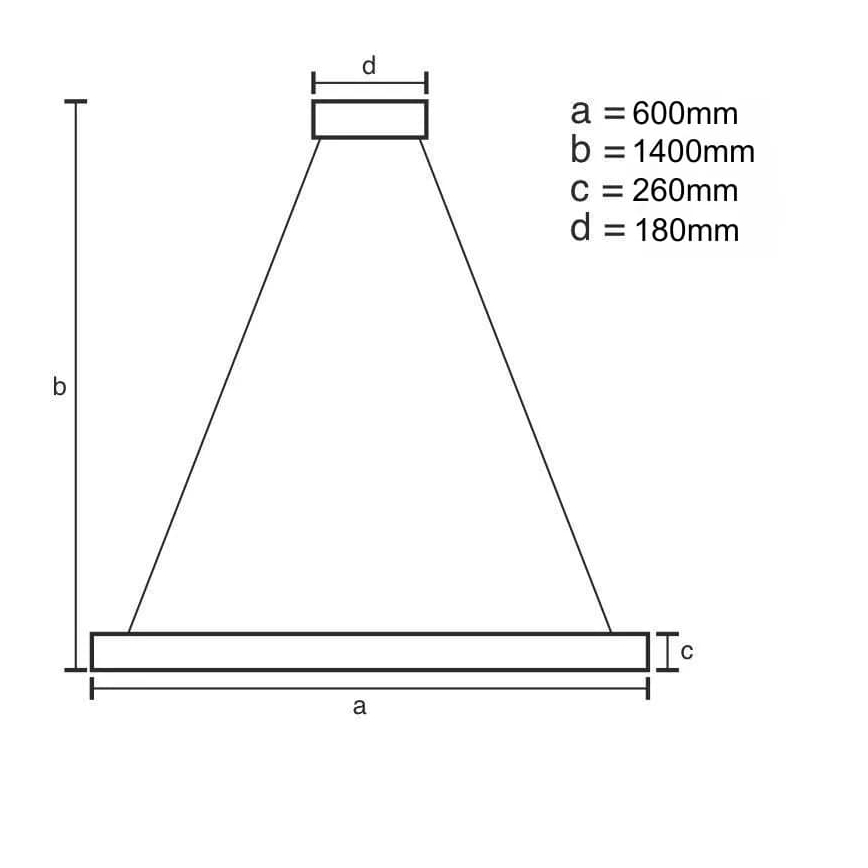 Suspension filaire en cristal à intensité variable LED/40W/230V 3000-6500K + télécommande