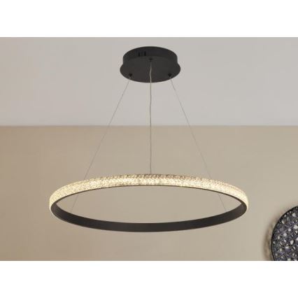 Suspension filaire à intensité variable LED/40W/230V 3000-6500K d. 60 cm + Télécommande