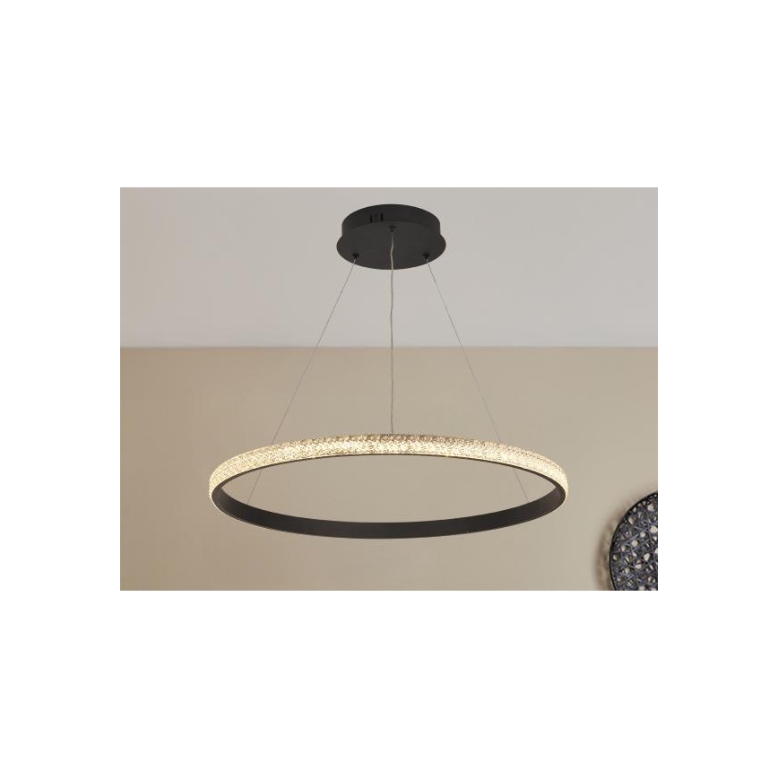 Suspension filaire à intensité variable LED/40W/230V 3000-6500K d. 60 cm + Télécommande