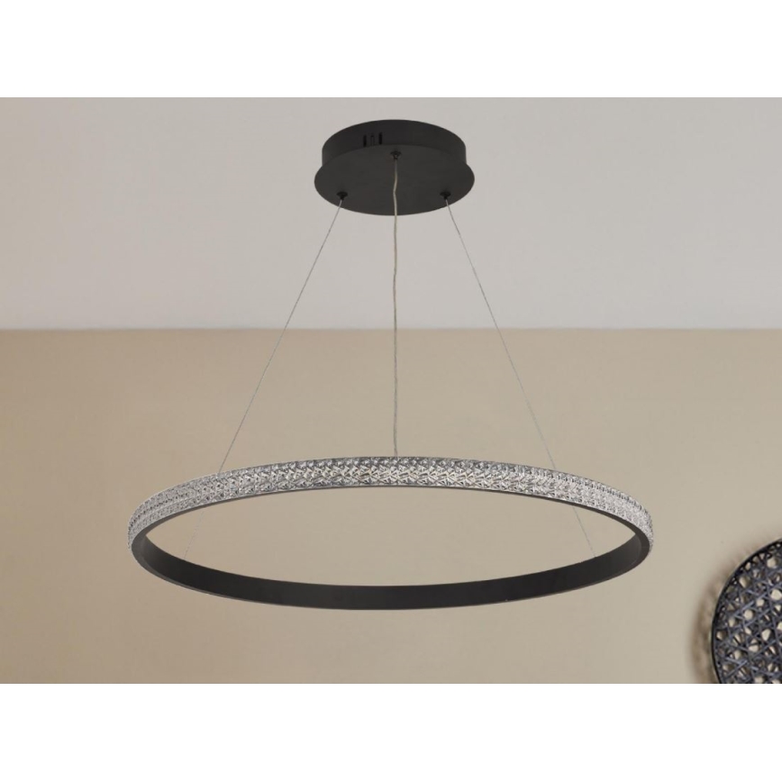 Suspension filaire à intensité variable LED/40W/230V 3000-6500K d. 60 cm + Télécommande