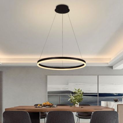Suspension filaire à intensité variable LED/42W/230V 3000-6500K d. 60 cm + Télécommande