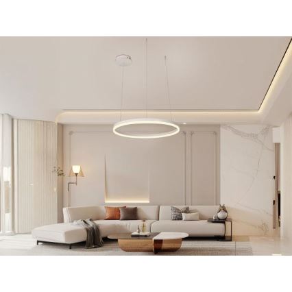 Suspension filaire à intensité variable LED/42W/230V 3000-6500K + Télécommande