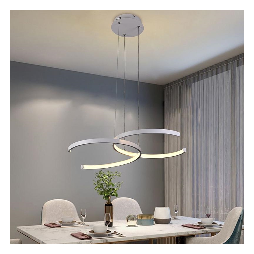 Suspension filaire à intensité variable LED/50W/230V 3000-6500K + Télécommande
