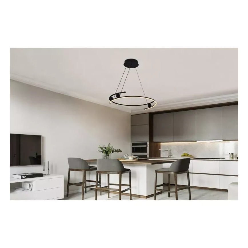 Suspension filaire à intensité variable LED/50W/230V 3000-6500K + télécommande