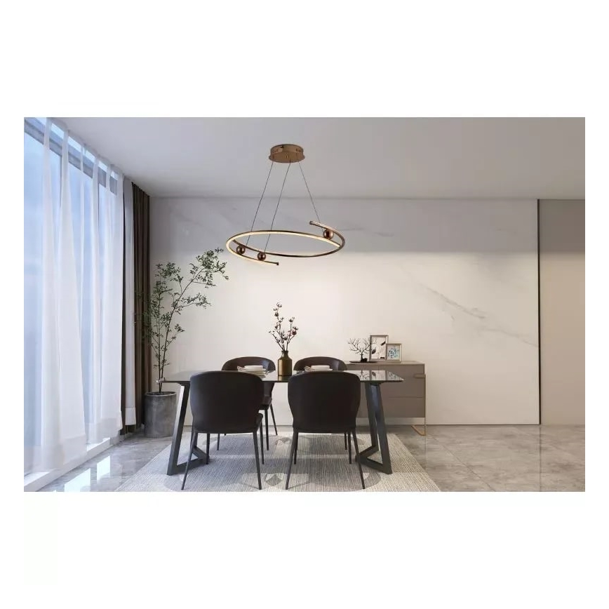 Suspension filaire à intensité variable LED/50W/230V 3000-6500K + télécommande