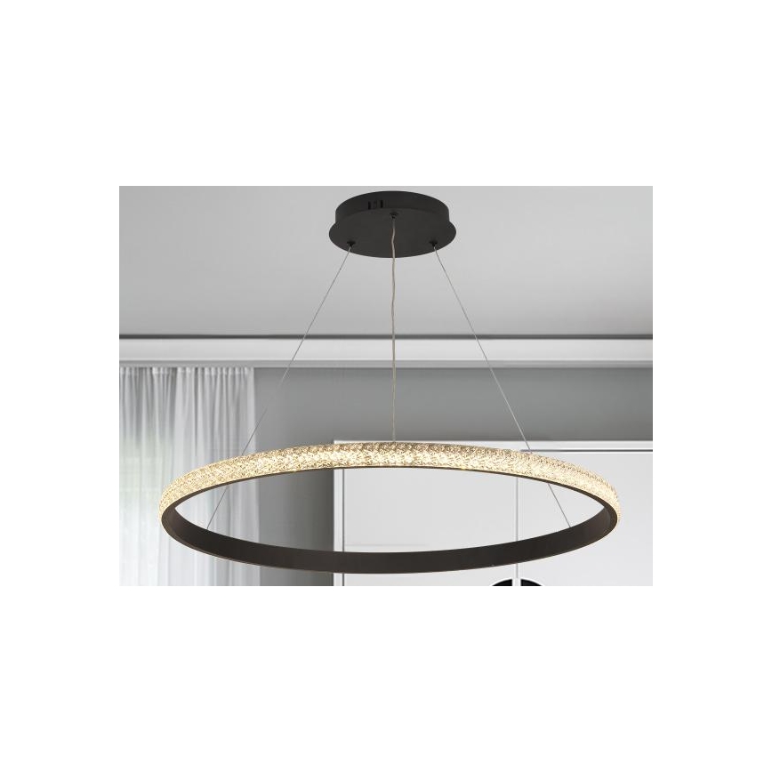 Suspension filaire à intensité variable LED/55W/230V 3000-6500K d. 80 cm + Télécommande