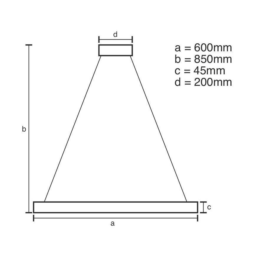 Suspension filaire à intensité variable LED/70W/230V 3000-6500K + télécommande
