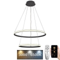 Suspension filaire à intensité variable LED/75W/230V 3000-6500K d. 60 cm + Télécommande