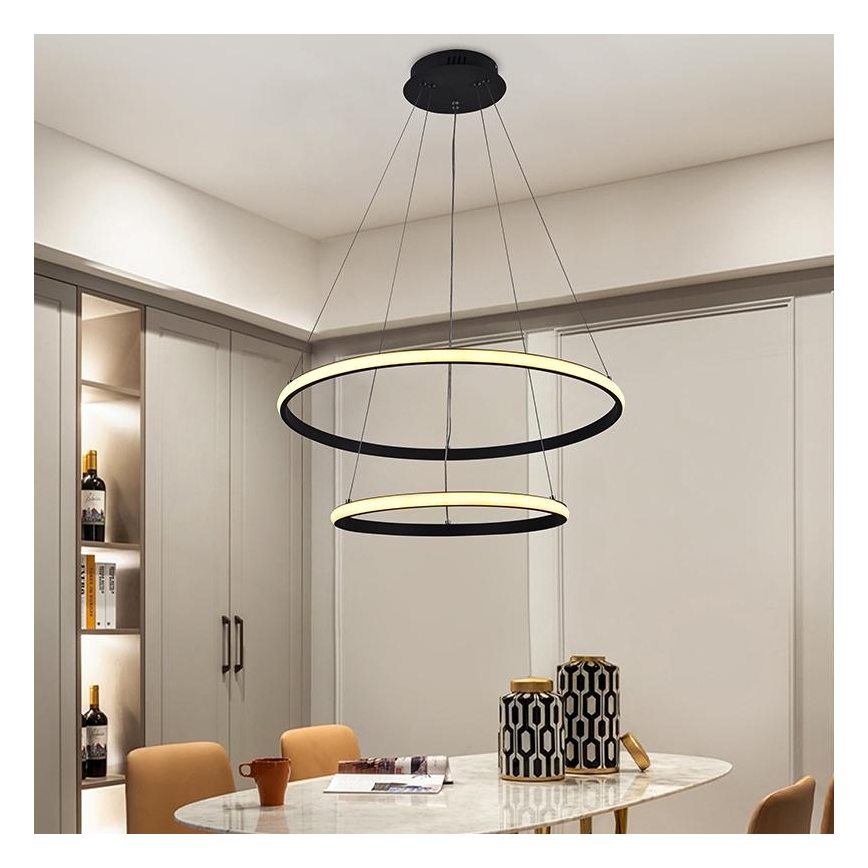 Suspension filaire à intensité variable LED/75W/230V 3000-6500K + Télécommande