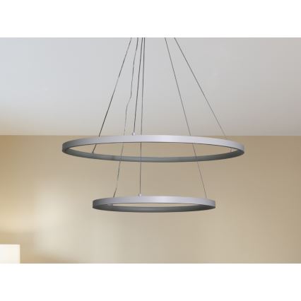 Suspension filaire à intensité variable LED/75W/230V 3000-6500K d. 60 cm + Télécommande