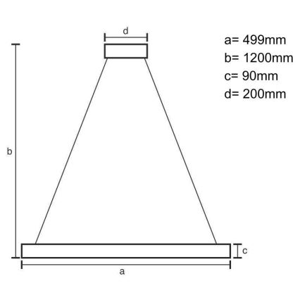 Suspension filaire à intensité variable LED/80W/230V 3000-6500K blanc + télécommande