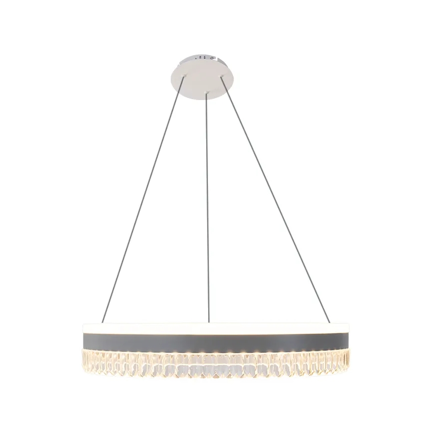 Suspension filaire en cristal à intensité variable LED/80W/230V 3000-6500K blanc + télécommande