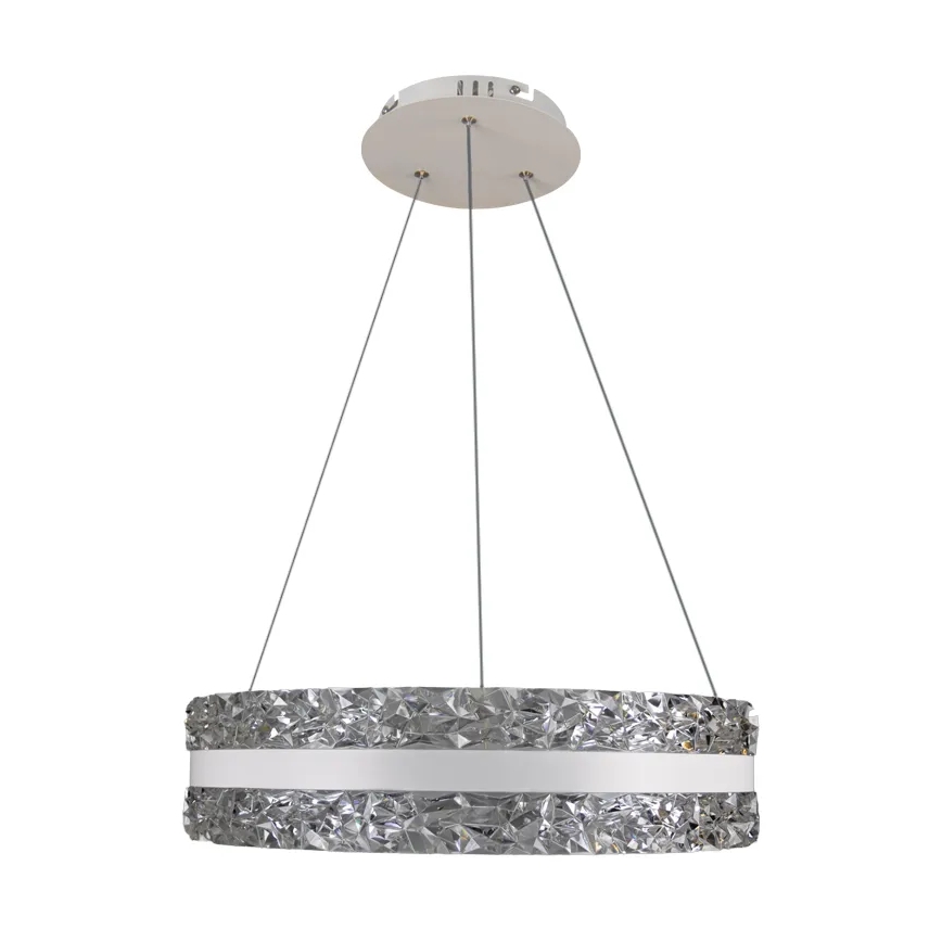 Suspension filaire en cristal à intensité variable LED/80W/230V 3000-6500K blanc + télécommande