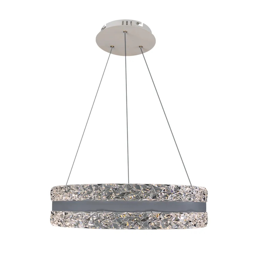 Suspension filaire en cristal à intensité variable LED/80W/230V 3000-6500K blanc + télécommande