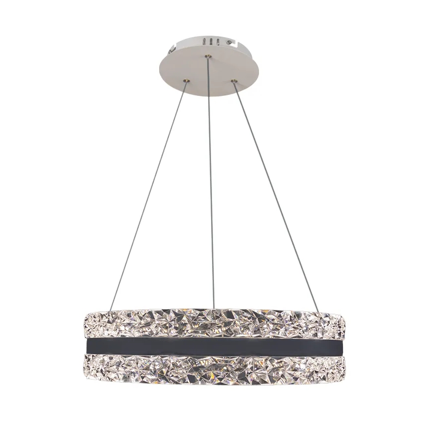Suspension filaire en cristal à intensité variable LED/80W/230V 3000-6500K blanc + télécommande
