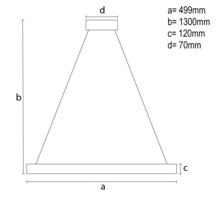 Suspension filaire en cristal à intensité variable LED/80W/230V 3000-6500K blanc + télécommande
