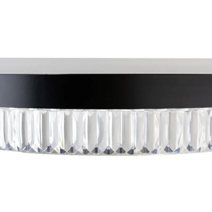 Suspension filaire en cristal à intensité variable LED/80W/230V 3000-6500K noir + télécommande