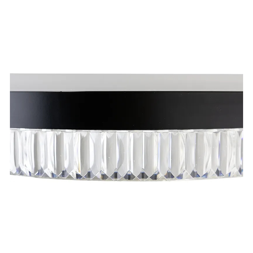 Suspension filaire en cristal à intensité variable LED/80W/230V 3000-6500K noir + télécommande