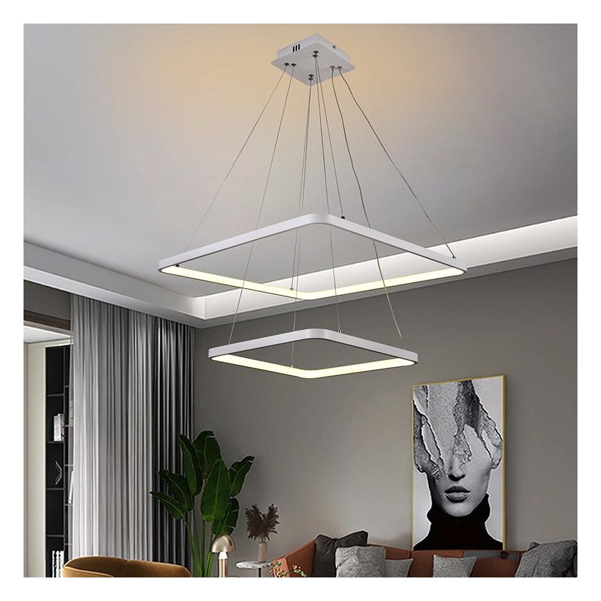 Suspension filaire à intensité variable LED/90W/230V 3000-6500K + Télécommande