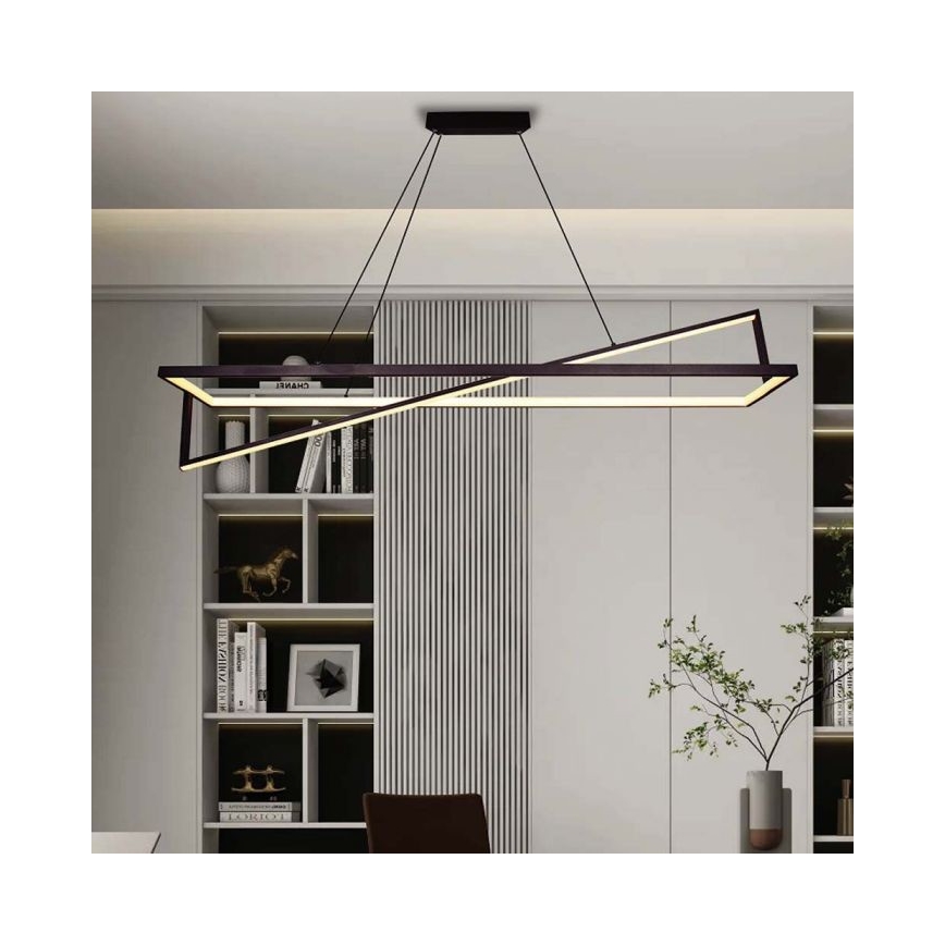 Suspension filaire à intensité variable LED LED/45W/230V 3000K 114 cm noir