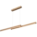 Suspension filaire à intensité variable SMAL 2xLED/22,5W/230V chêne