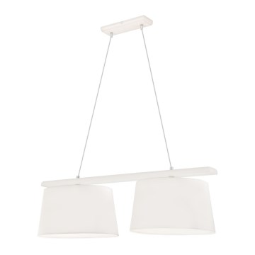 Suspension filaire AIDA 2xE27/60W/230V chêne