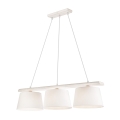 Suspension filaire AIDA 3xE27/60W/230V chêne