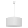 Suspension filaire ALBA 1xE27/15W/230V d. 40 cm blanche