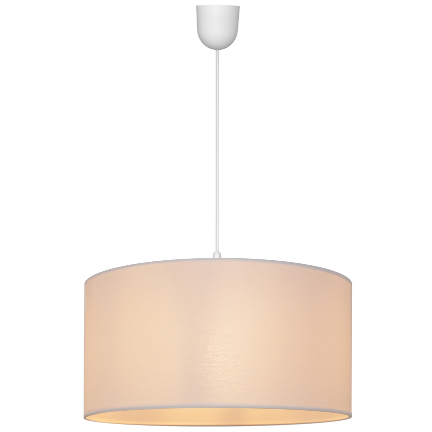 Suspension filaire ALBA 1xE27/15W/230V d. 40 cm blanche