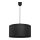 Suspension filaire ALBA 1xE27/15W/230V d. 40 cm noire