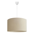Suspension filaire ALBA 1xE27/15W/230V d. 45 cm beige