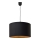 Suspension filaire ALBA 1xE27/15W/230V d. 45 cm noire/dorée