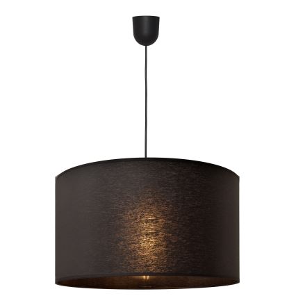 Suspension filaire ALBA 1xE27/15W/230V d. 45 cm noire