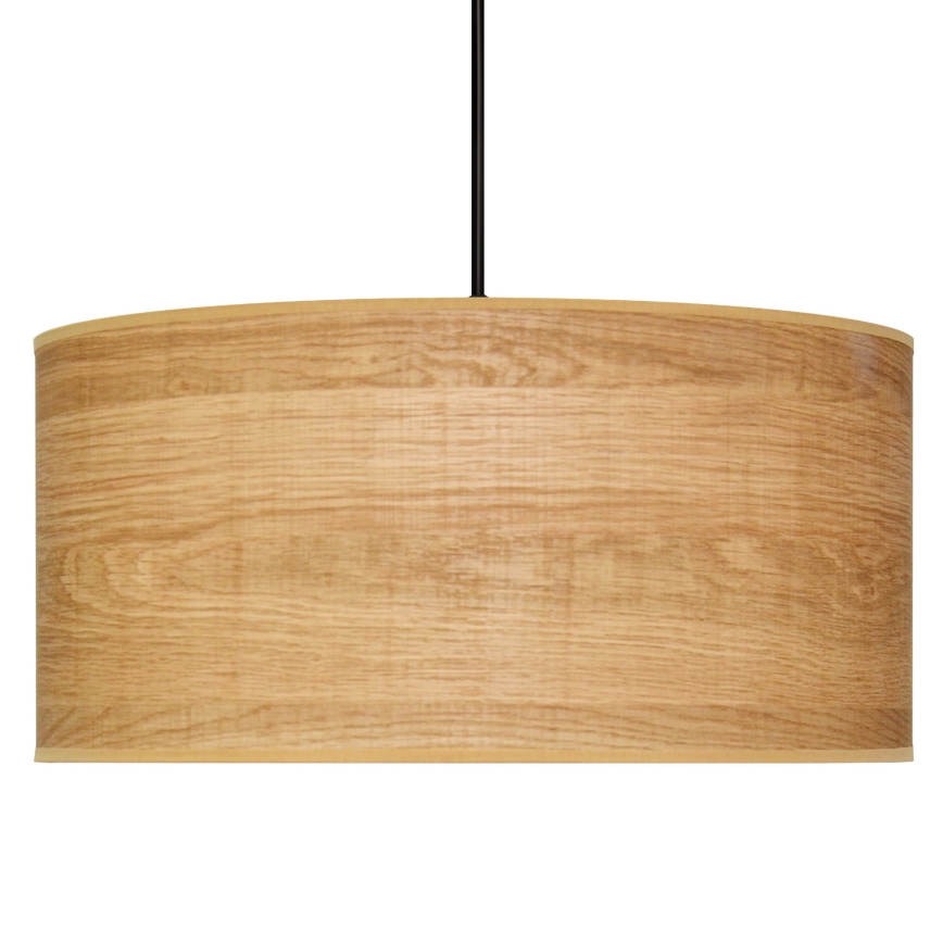 Suspension filaire ALBA 1xE27/15W/230V diam. 40 cm marron/noir