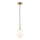 Suspension filaire ALIAS 1xG9/8W/230V d. 12 cm doré
