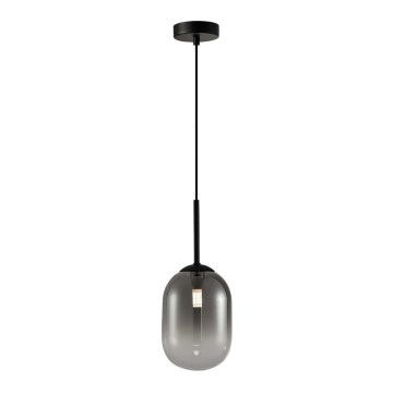 Suspension filaire ALIAS 1xG9/8W/230V d. 12 cm noir/gris