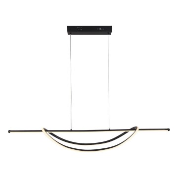 Suspension filaire AMBAR LED/35W/230V noir
