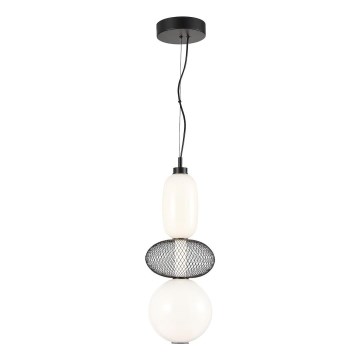 Suspension filaire ARAME LED/23W/230V d. 22 cm noir