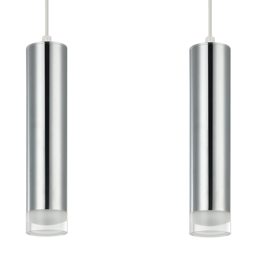 Suspension filaire ARMIN 2xGU10/10W/230V chrome brillant